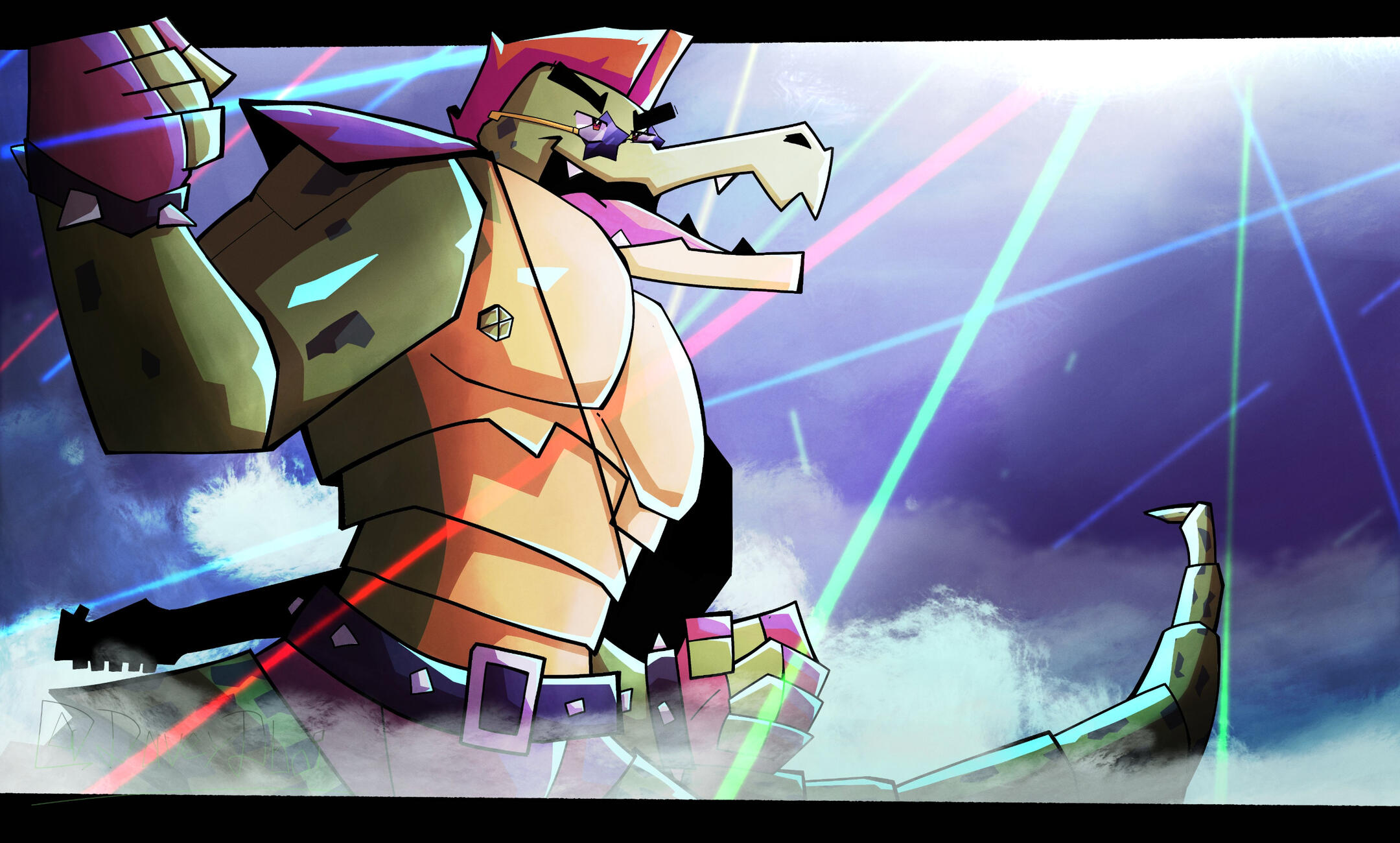 Glam monty!