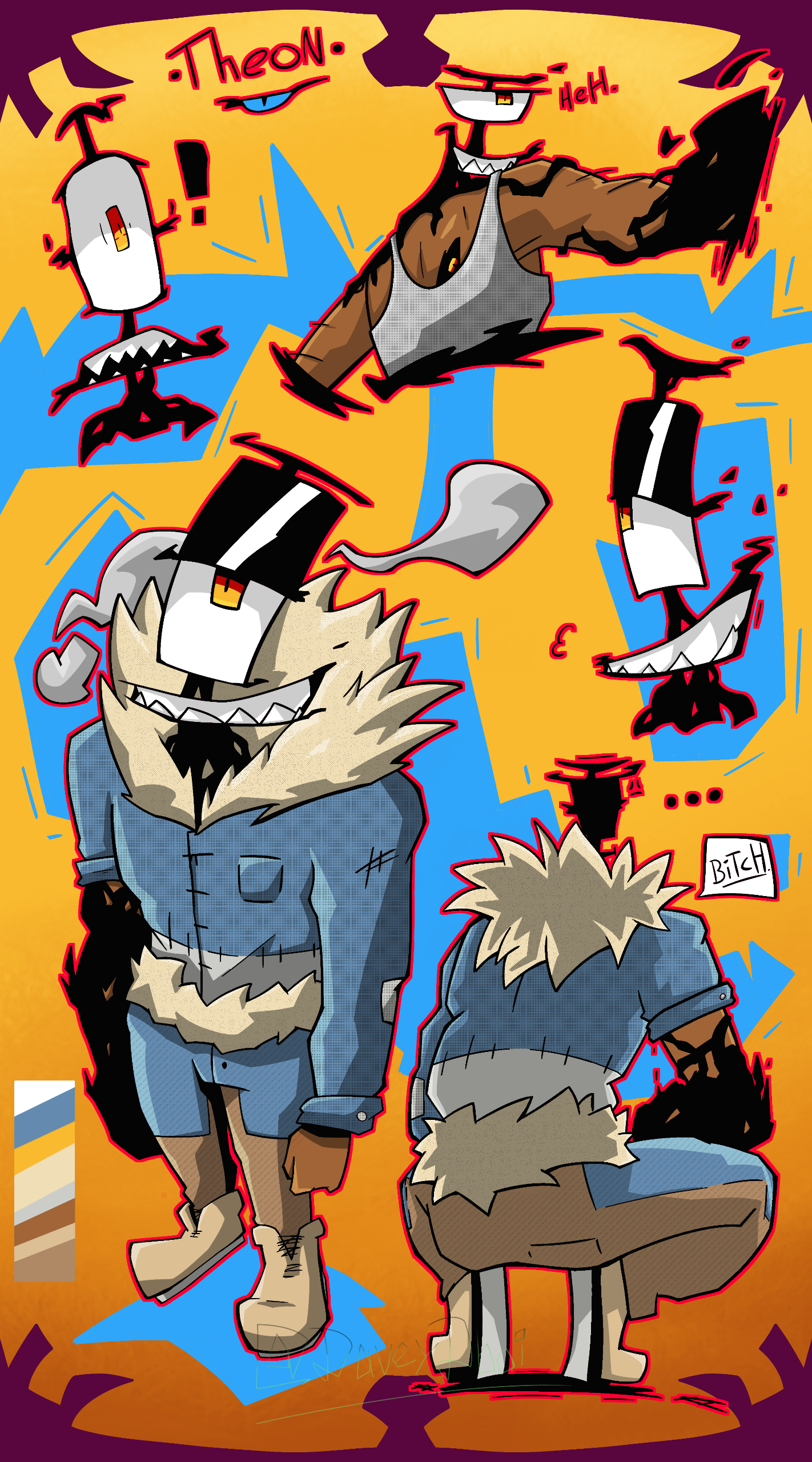 Theon example 2 and half poses